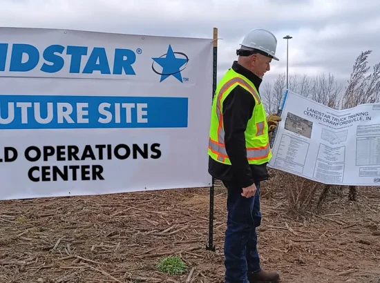 Landstar building new facility off I-74 in Crawfordsville, Indiana